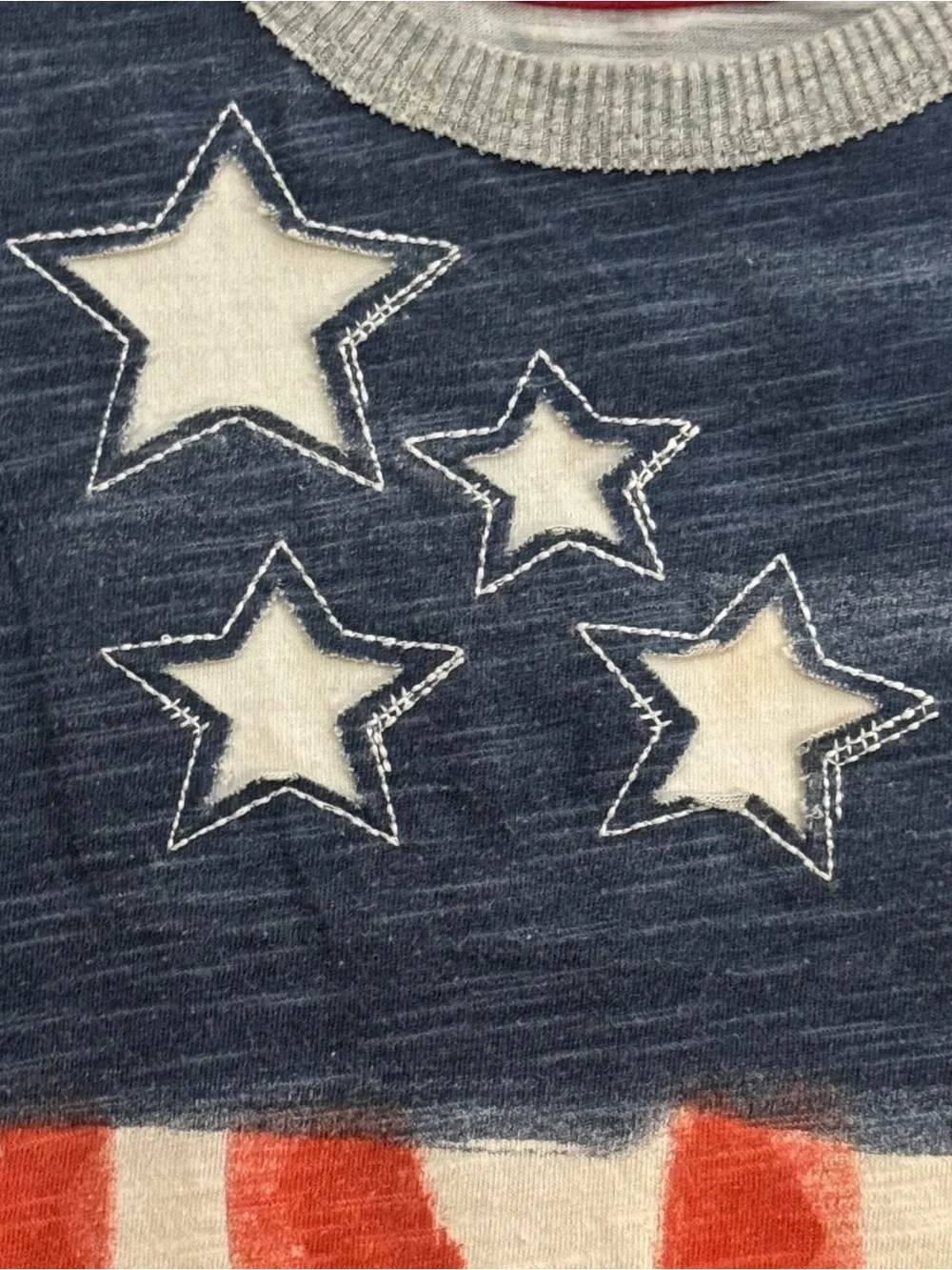OshKosh B'gosh Baby Boy Patriotic Star & Stripe Tee - Blue/Red/White